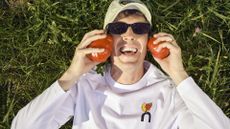 On x Sky High Farm Goods capsule collection featured on models