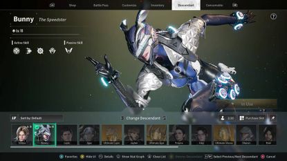 The First Descendant characters