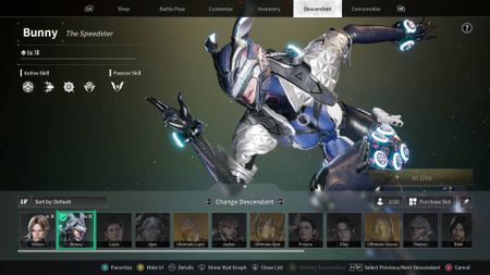 The First Descendant characters