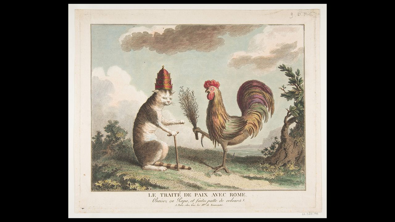 Le Trait&eacute; de Paix avec Rome (The Peace Treaty with Rome) ca. 1789 Anonymous