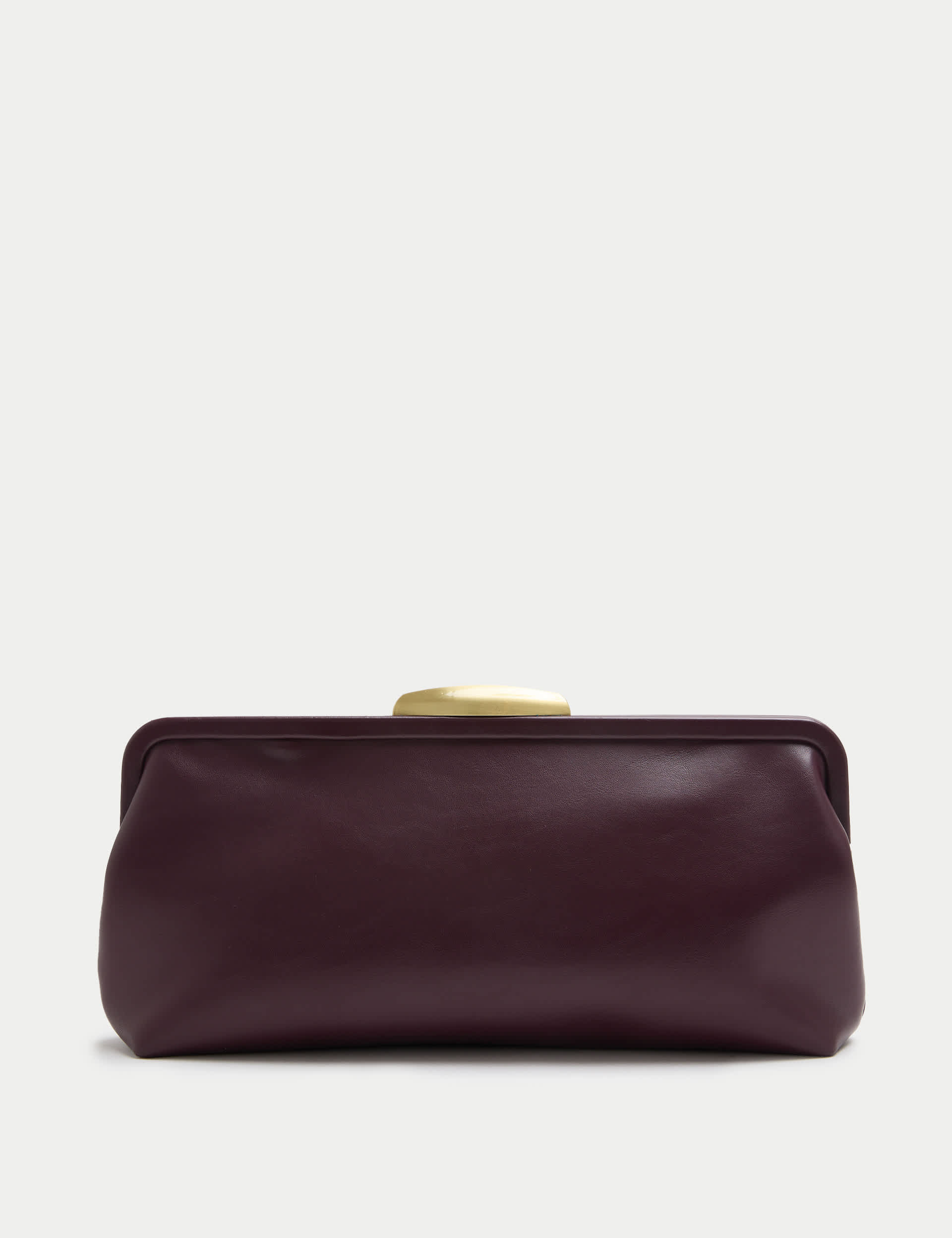 Faux Leather Clutch Bag