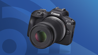 Lead image for the best cheap camera buying guide, featuring the Canon EOS R100