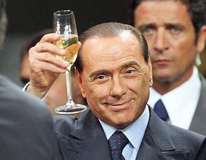 Italy's Silvio Berlusconi, 77, begins mandated community service at a retirement home
