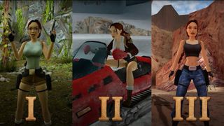 Lara Croft remaster from the Tomb Raider I-III Remastered Starring Lara Croft