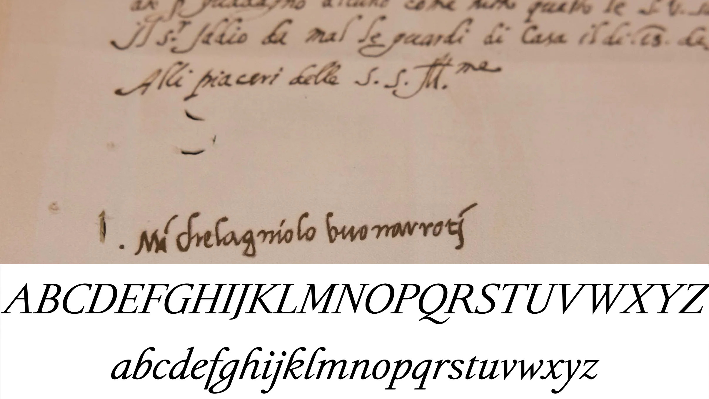 Michelangelus font