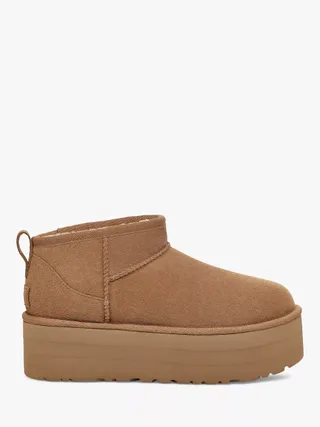 Ugg Classic Ultra Mini Platform Suede Boots