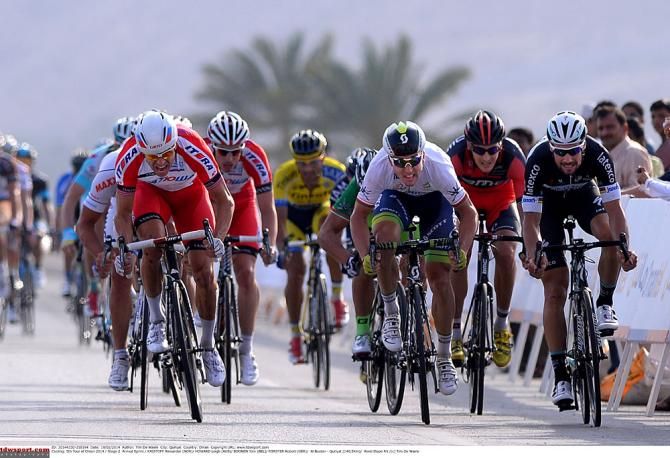 Alexander Kristoff in the final dash to the line