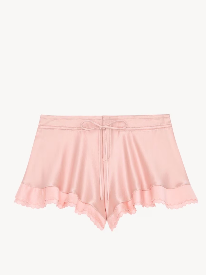 Lingerie Shorts in Silk Satin
