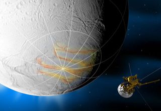Cassini Spacecraft Revisits Icy Saturn Moon