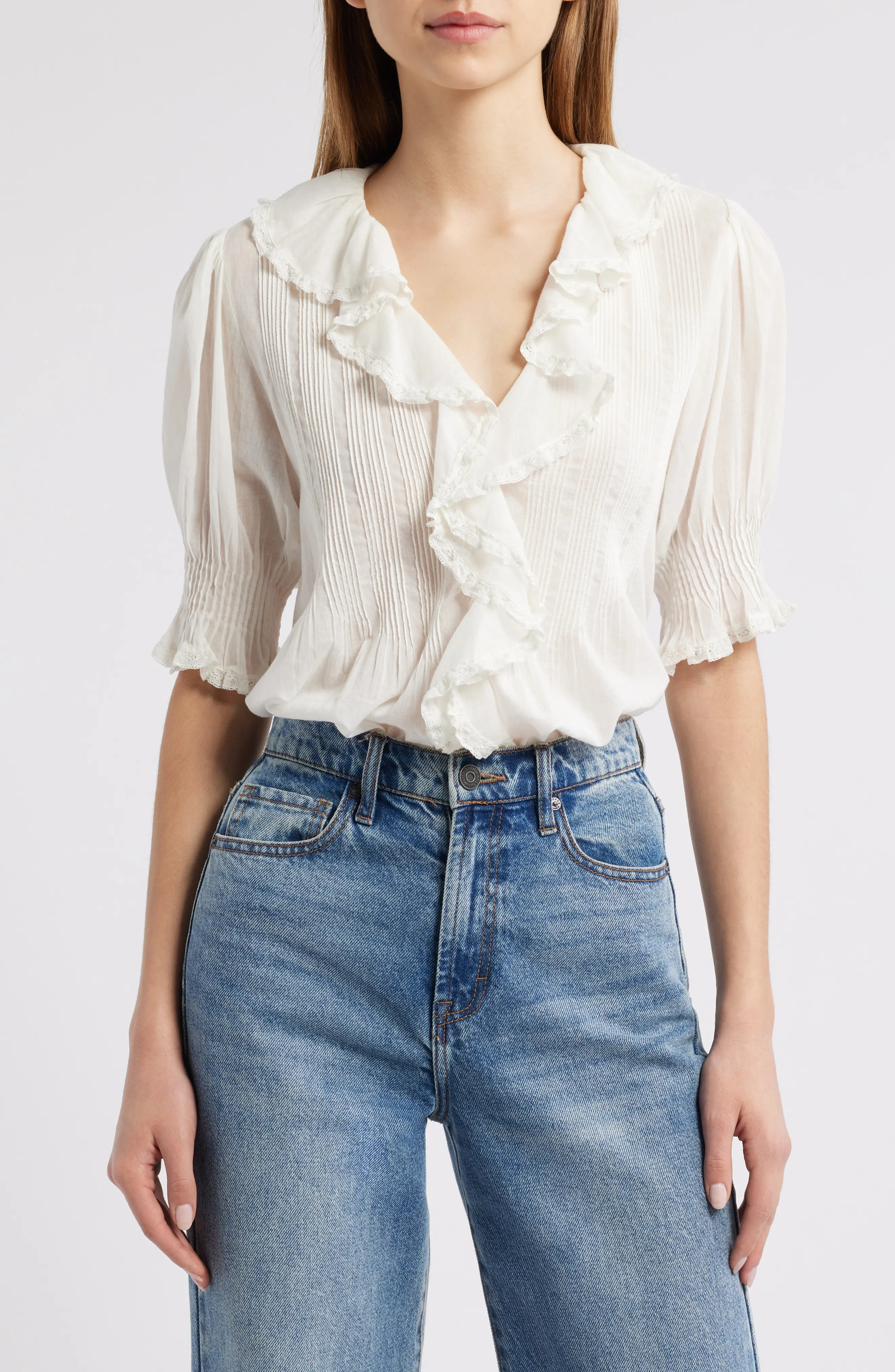 D&amp;Ocirc;EN, Henri Organic Cotton Voile Top