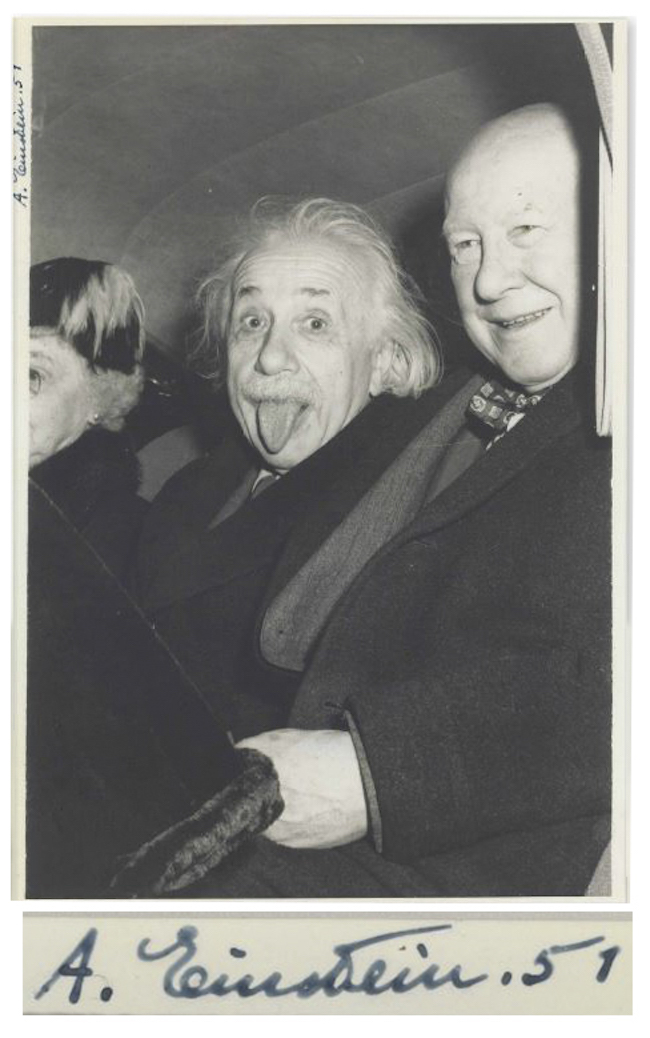 Poster 19" x 13" Albert Einstein Sticking Out His Tongue