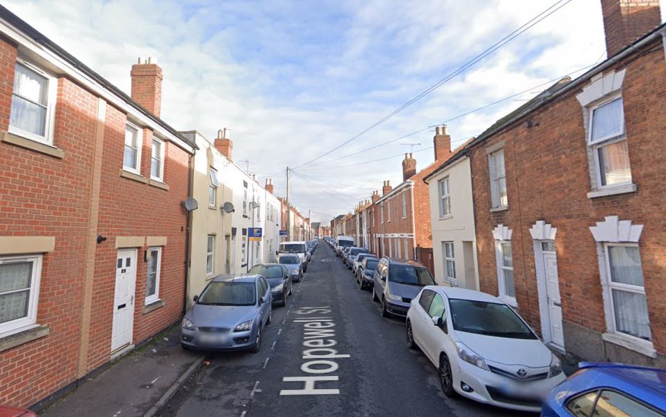 Hopewell Street before the rainbow transformation