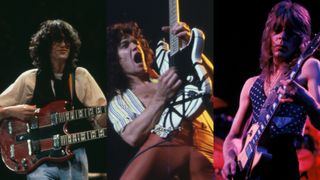 Jimmy Page, Eddie Van Halen and Randy Rhoads
