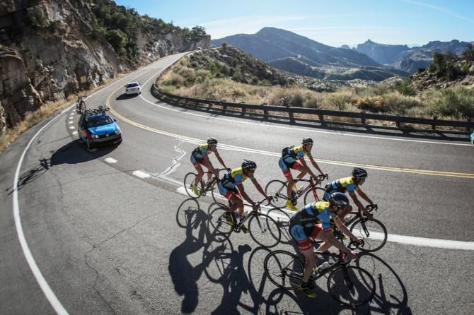 Part of the SmartStop team on the way up Mount Lemon