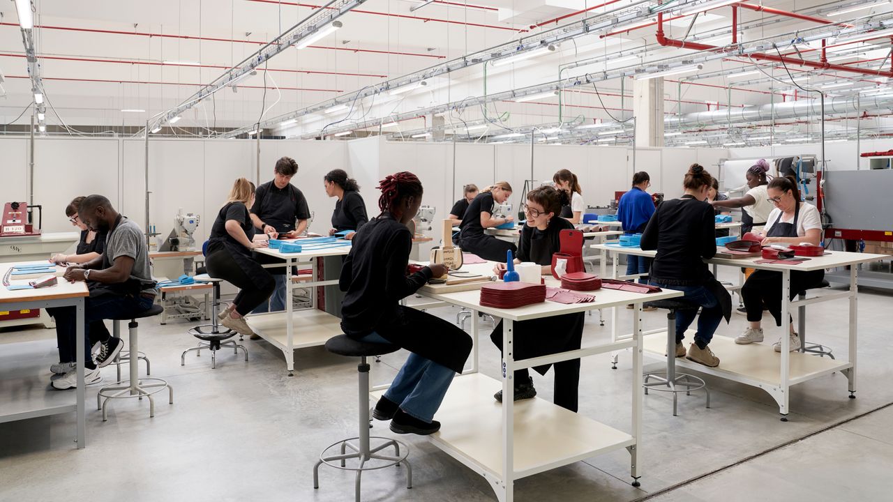 students studying at Bottega Veneta&#039;s new academy, Accademia Labor et Ingenium