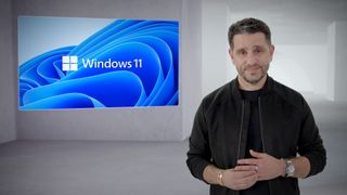 Panos Panay at the Windows announcement