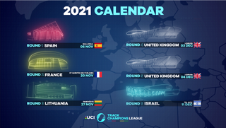 The venues for the 2021 UCI Track Champions League