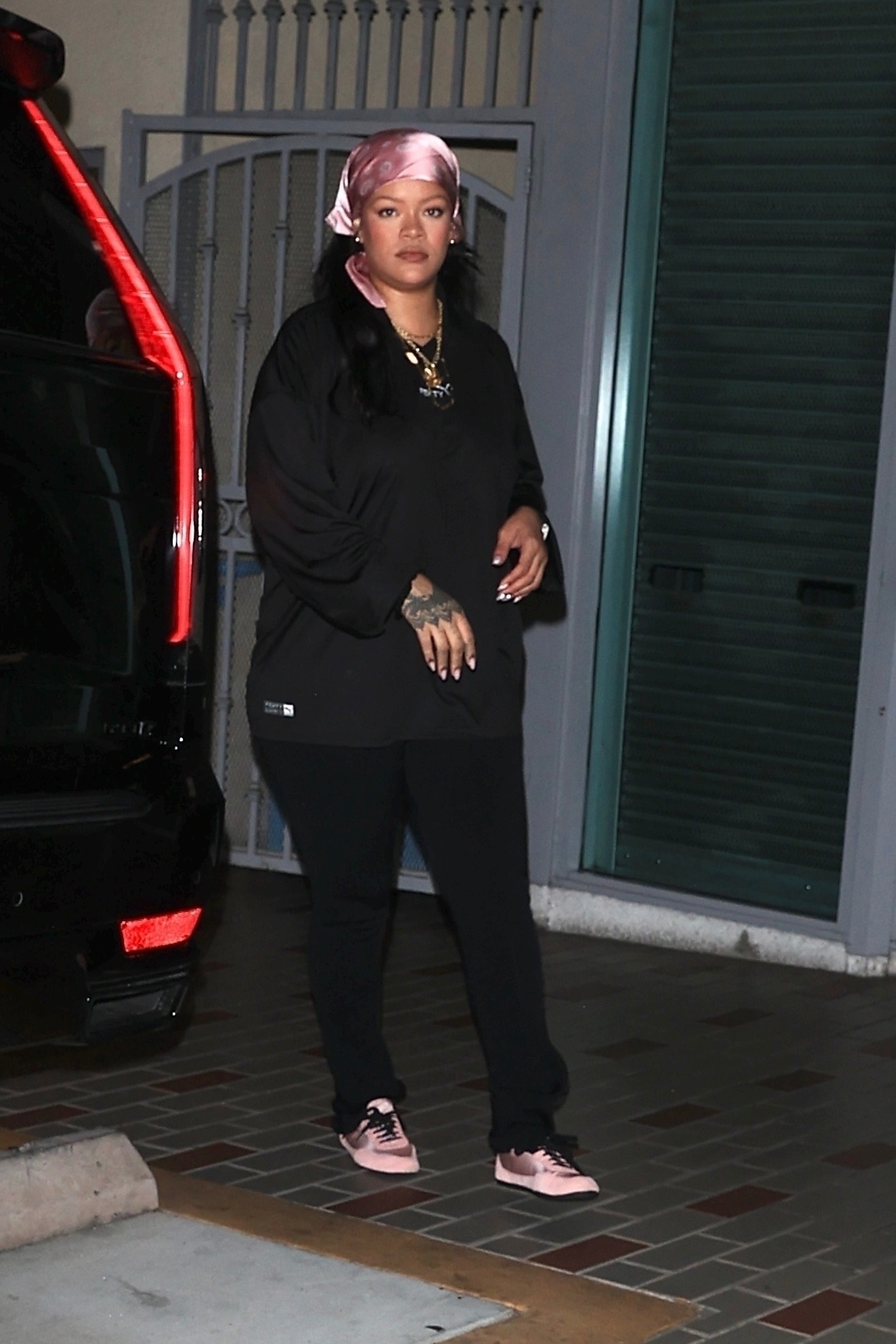 Rihanna wore the ballet sneakers trend from Prada