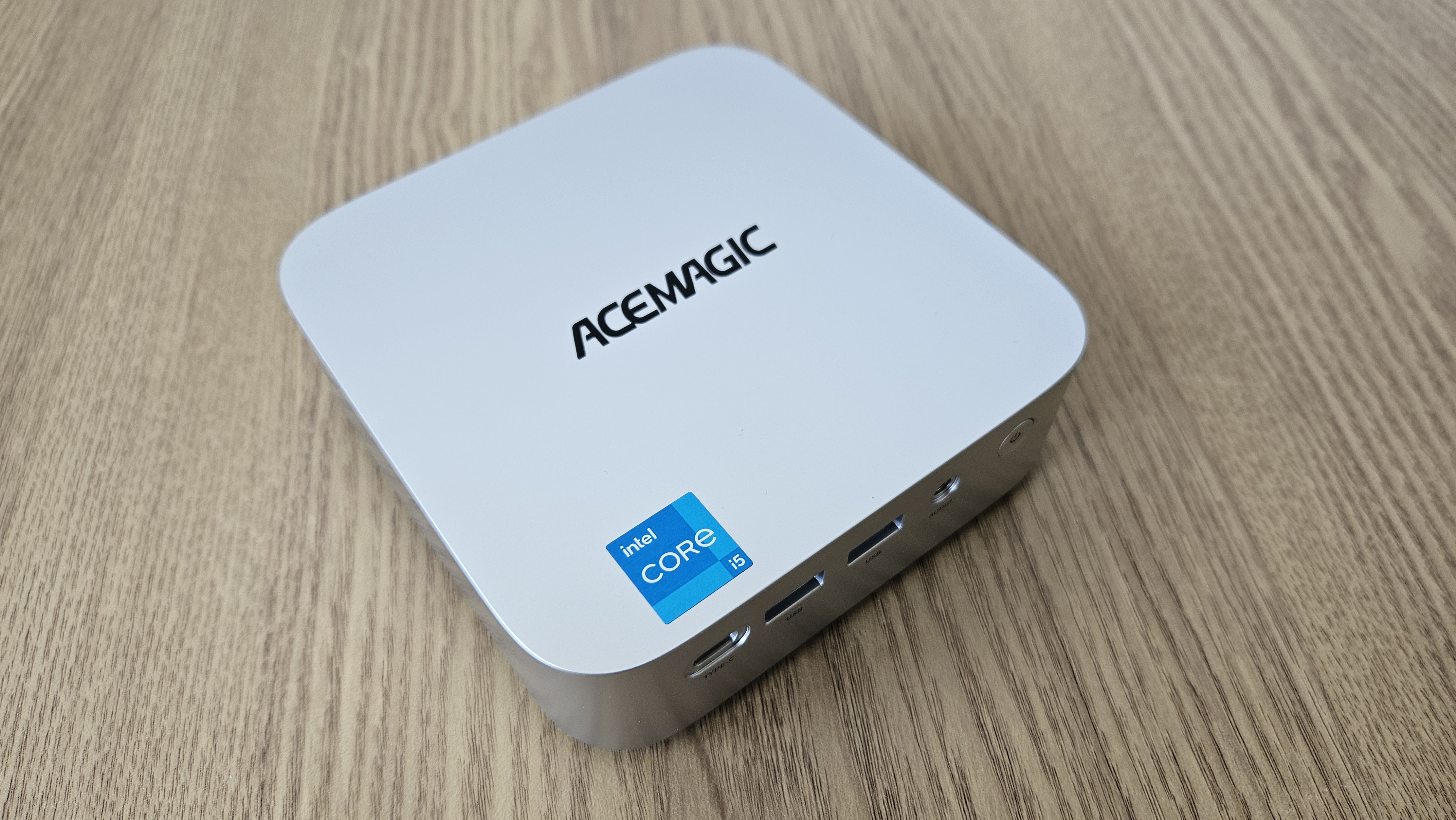 The AceMagic Kron Mini K1 on a desk