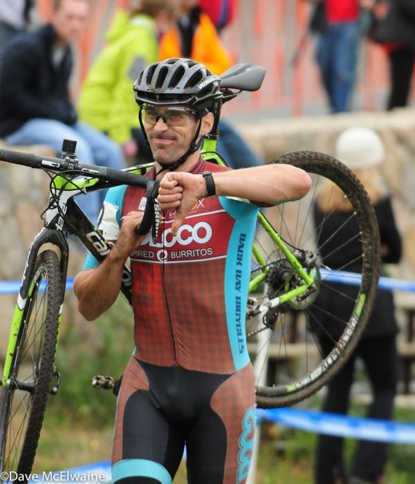 Racers run over the second set of barriers