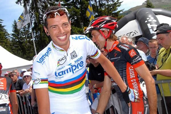 World champion Alessandro Ballan is racing once again after suffering health problems earlier in the season.