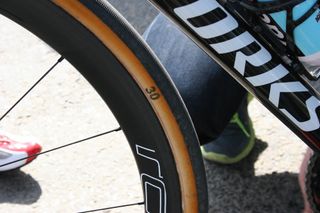 Zdenek Stybar's wheel, Paris-Roubaix 2015 recce