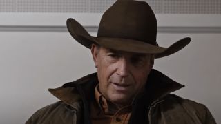 John Dutton in cowboy hat in Yellowstone Season 4