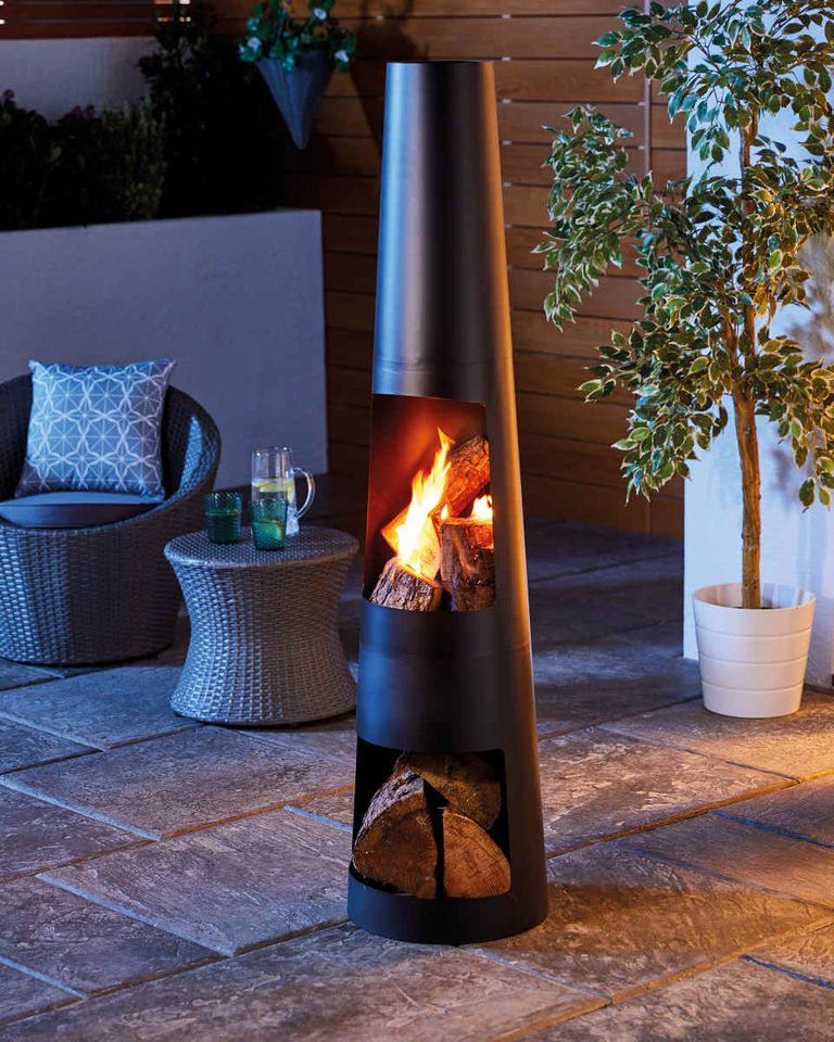The Aldi Garden Furniture Range Never Disappoints Check Out This Bargain Chiminea Real Homes