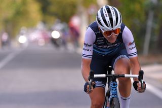 TERRACINA ITALY SEPTEMBER 15 Elisa Longo Borghini of Italy and Team Trek Segafredo during the 31st Giro dItalia Internazionale Femminile 2020 Stage 5 a 1103km stage from Terracina to Terracina GiroRosaIccrea GiroRosa on September 15 2020 in Terracina Italy Photo by Luc ClaessenGetty Images