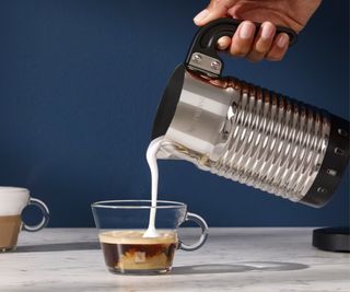Nespresso Aeroccino pouring milk