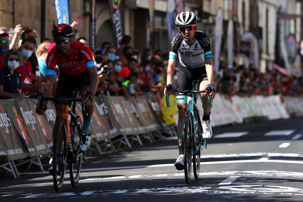 ESPINOSA DE LOS MONTEROS SPAIN AUGUST 05 Mikel Nieve Ituralde of Spain and Team BikeExchange at finish lineduring the 43rd Vuelta a Burgos 2021 Stage 3 a 173km stage from Busto de Bureba to Espinosa de los Monteros VueltaBurgos BurgosCycling CapitalMundialdelCiclismo on August 05 2021 in Espinosa de Los Monteros Spain Photo by Gonzalo Arroyo MorenoGetty Images