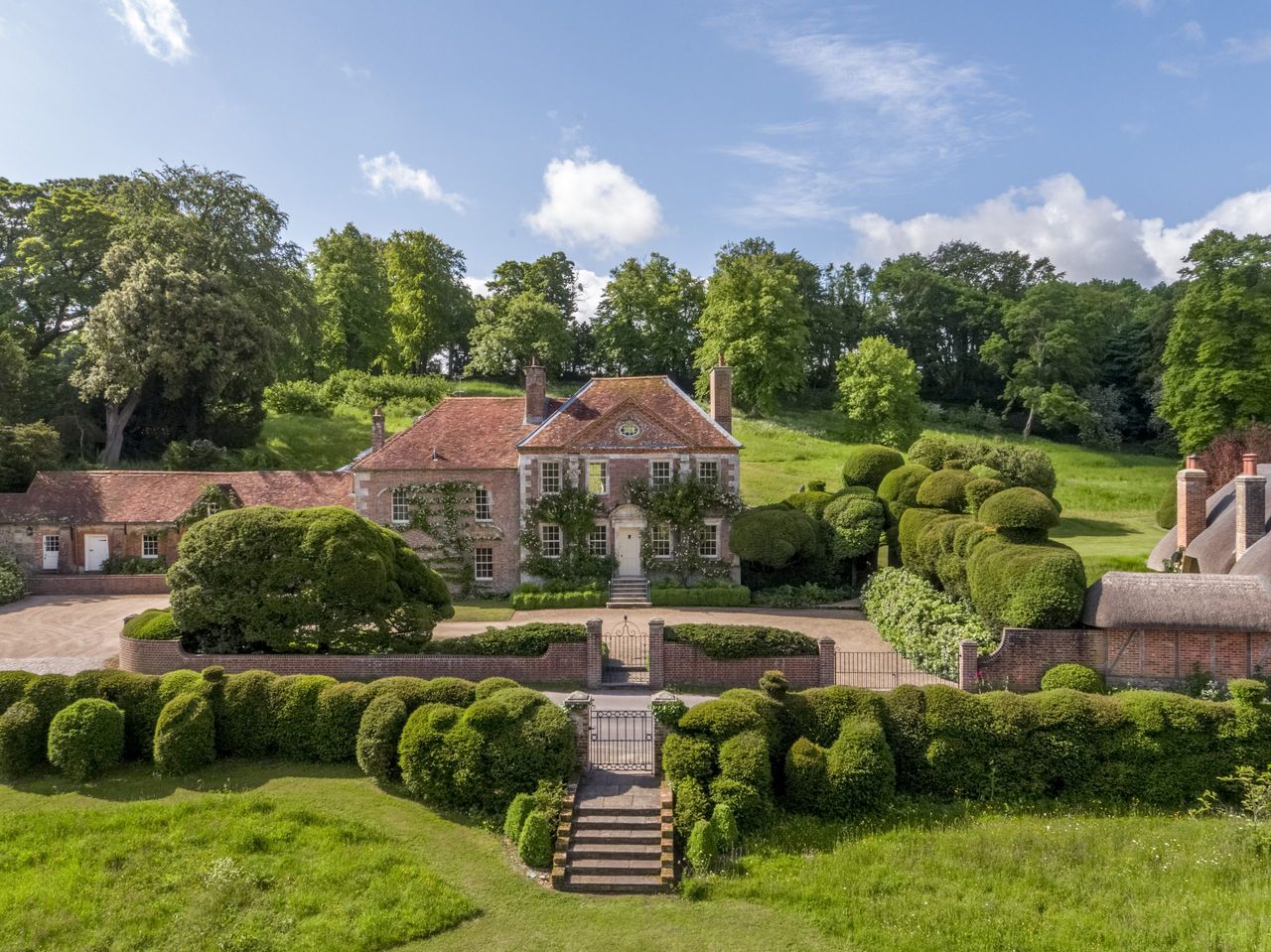 Reddish House near Salisbury, the former home of Cecil Beaton.