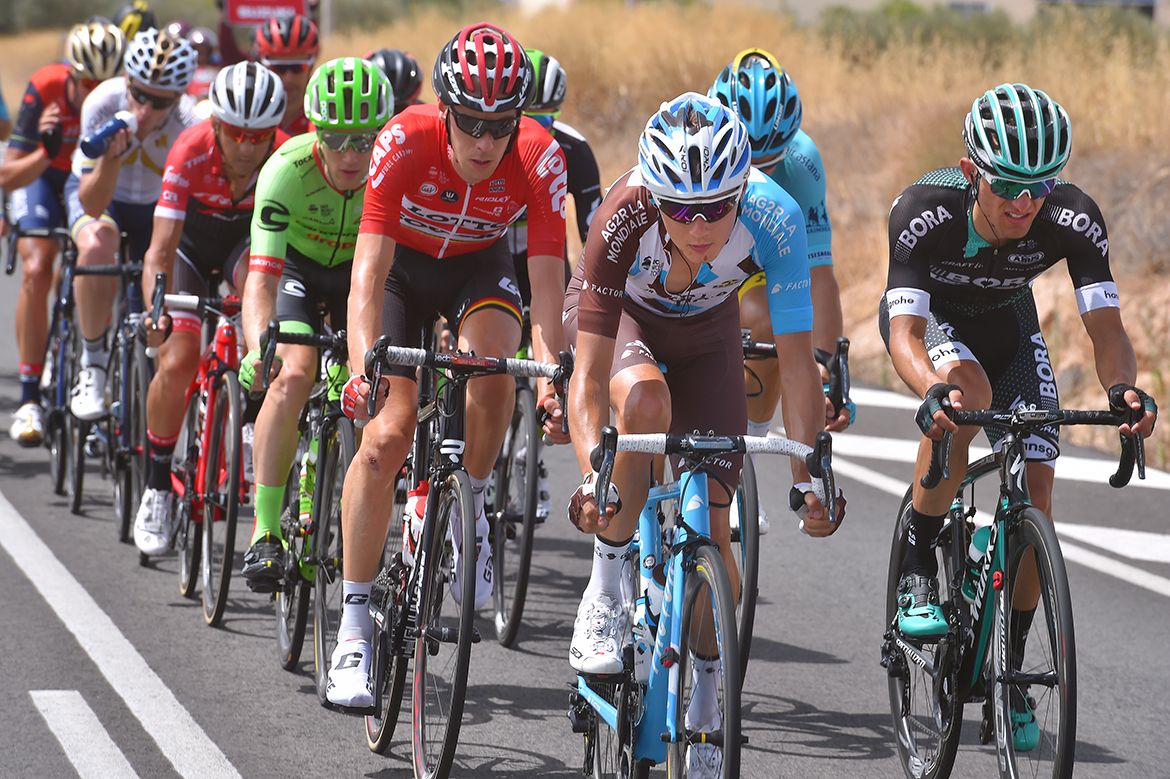 Rafal Majka and Clement Chevrier at the Vuelta a Espa&ntilde;a
