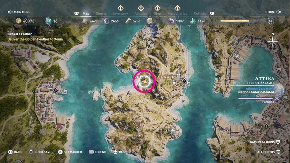 Assassin's Creed Odyssey Xenia Treasure Hunt How to find