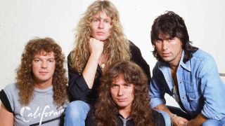 Cozy Powell with Whitesnake in 1985