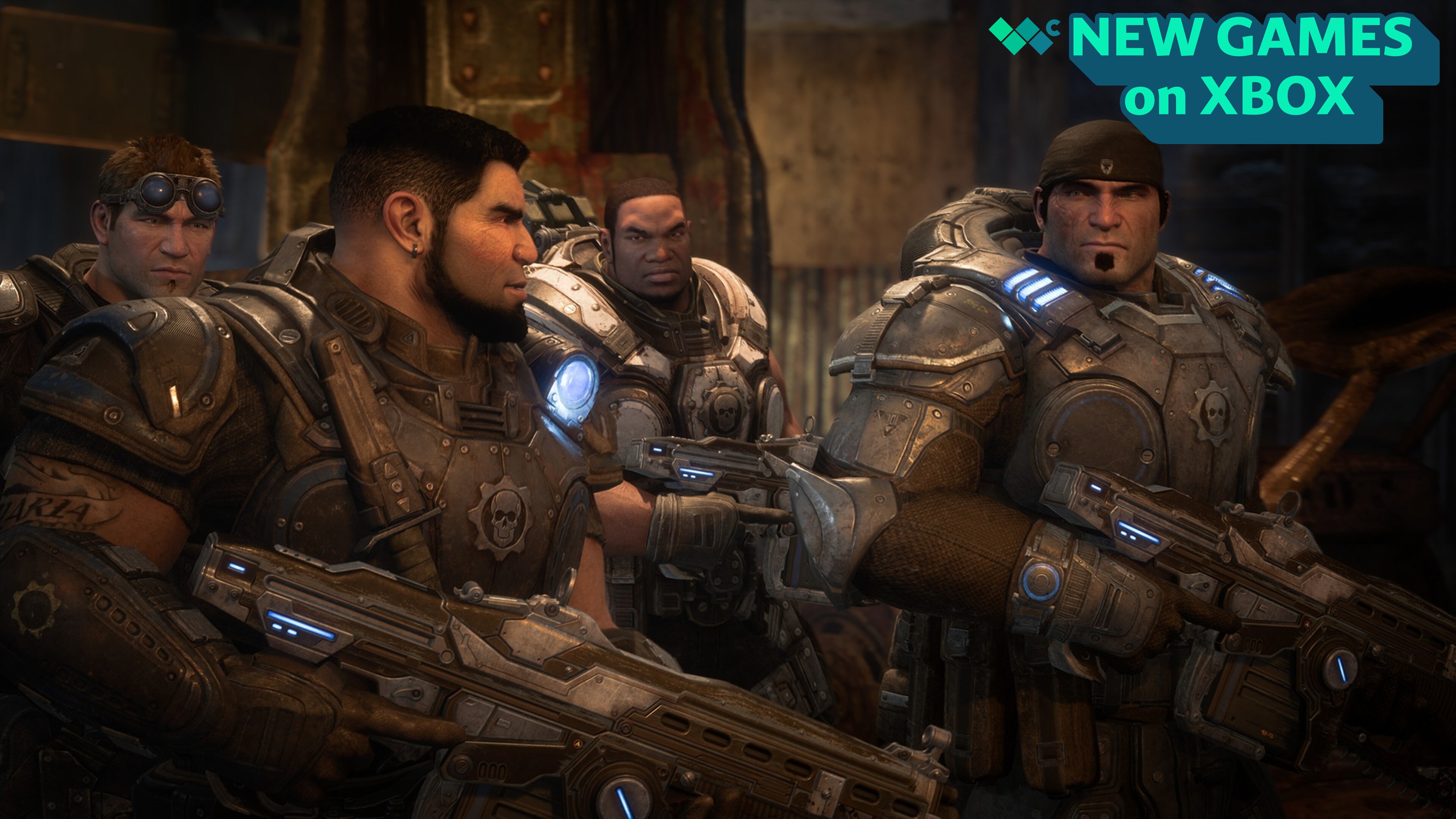 Gears of War: Reloaded image with the next &quot;New Games on Xbox&quot; in the upper-right corner