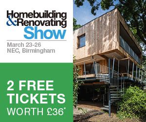A promo graphic for the National Homebuilding & Renovating Show