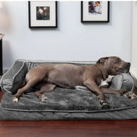 FurHaven Plush &amp; Velvet Orthopedic Dog Bed| Was $61.99, &nbsp;now $44.99 at Amazon