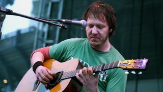 Elliot Smith onstage at Field Day Music Festival, 2003