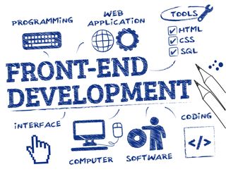 Front-end developer skills graphic