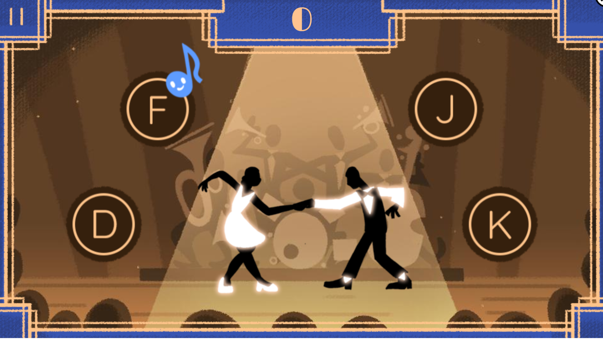 The latest Google Doodle is a stylish jazz swing rhythm game