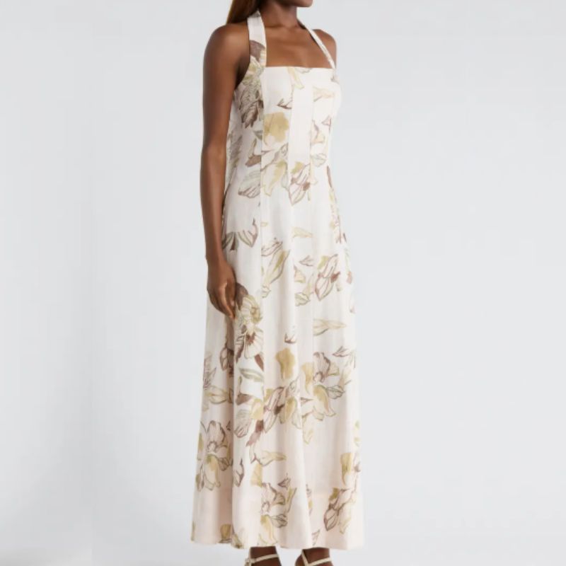 floral maxi dress