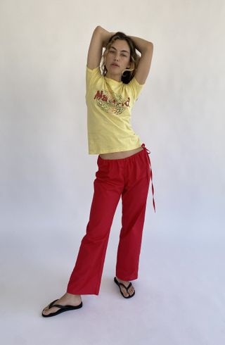 Tie Pants - Red — Brooke Callahan