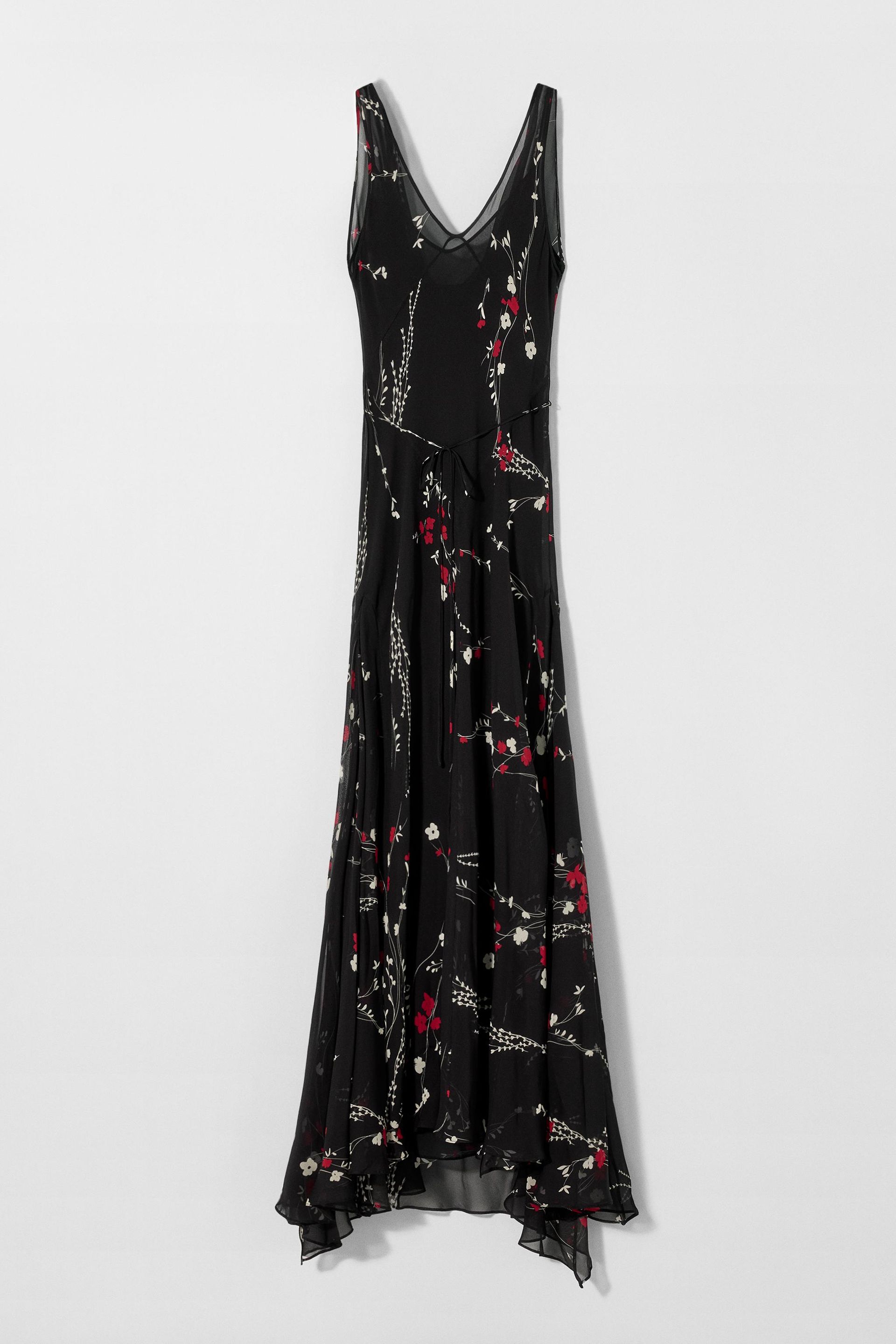 Silk Printed Dress Kate Moss X Zara