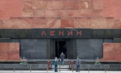 Communist leader Vladimir Lenin's mausoleum