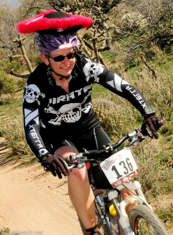 The Team Pirate racer had an interesting bonnet