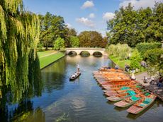 Punting on the Cam is a great Cambridge tradition.