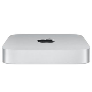 An Apple Mac Mini M2 on a white background