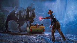 Et billede fra en af de bedste Steven Spielberg-film: Jurassic Park