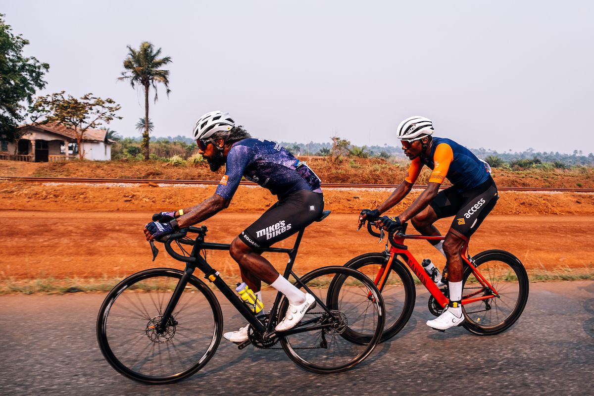 Picture by Oskar ScarsbrookSWpixcom 2630042023 Cycling SIS Science in Sport Tour de Lunsar 2023 Sierra Leone Africa